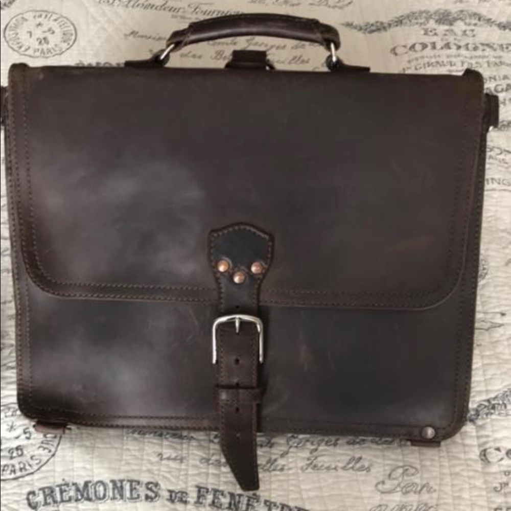 Saddleback Leather Thin Briefcase